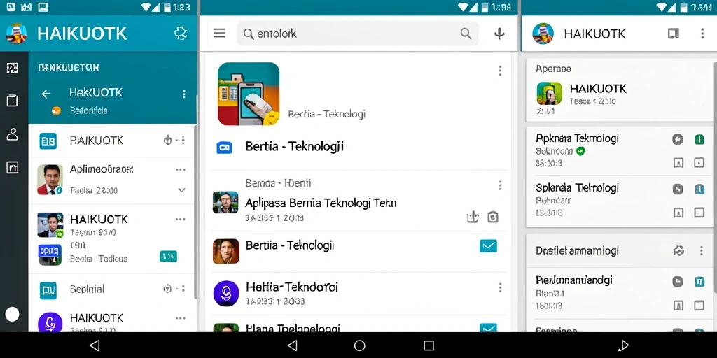 Antarmuka HAIKUOTK yang intuitif dan menarik.
