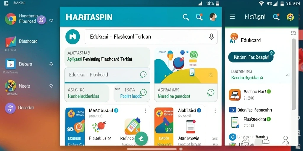 Antarmuka pengguna HARTASPIN yang interaktif dan menarik.