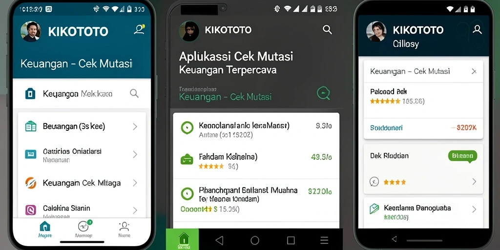 Tampilan antarmuka KIKOTOTO saat melakukan cek mutasi transaksi.