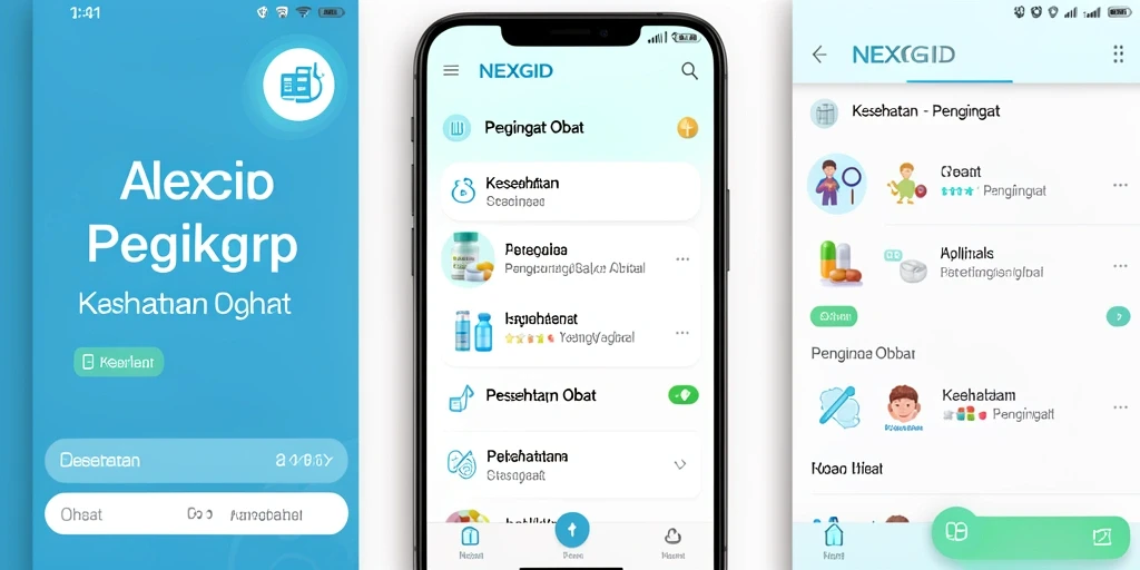 Antarmuka NEXGID yang sederhana dan fungsional.
