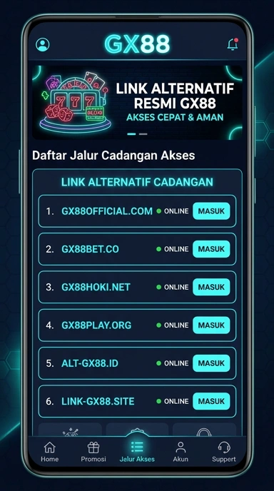 Halaman Link Alternatif gx88 untuk Pengguna Android